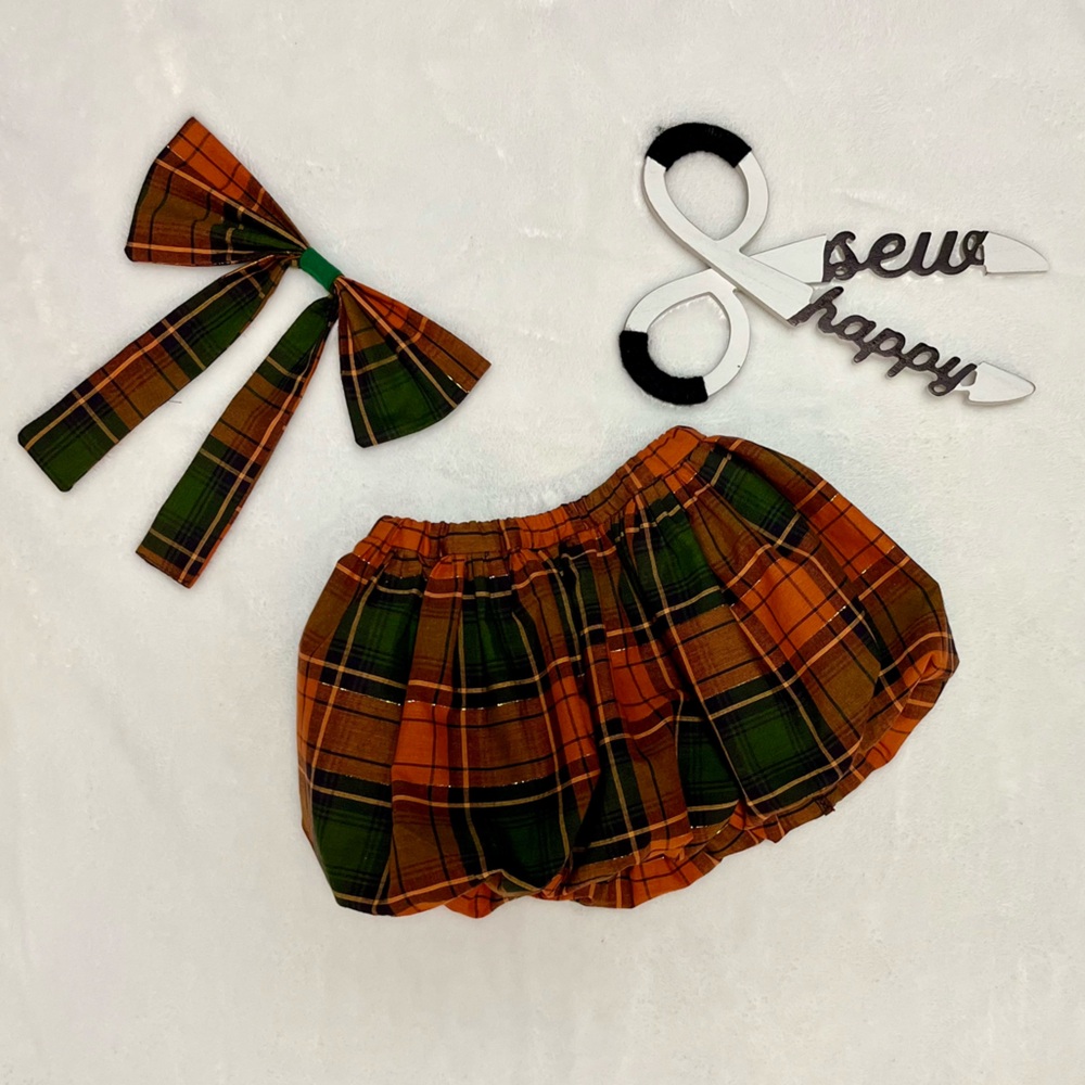 Kids bubble skirt (Fall and Thanksgiving)